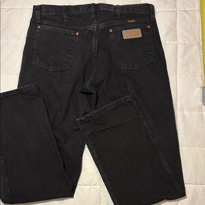 Wrangler Men's Cowboy Cut Straight Jeans - Black